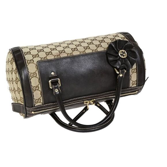 Gucci Brown Canvas Handbag (Pre-Owned) - Picture 4 of 15